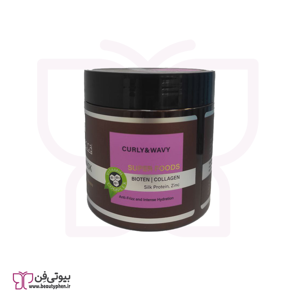 ماسک مو موهای فر ربکا