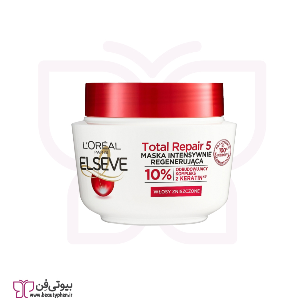 ماسک مو موهای رنگ شده لورئال