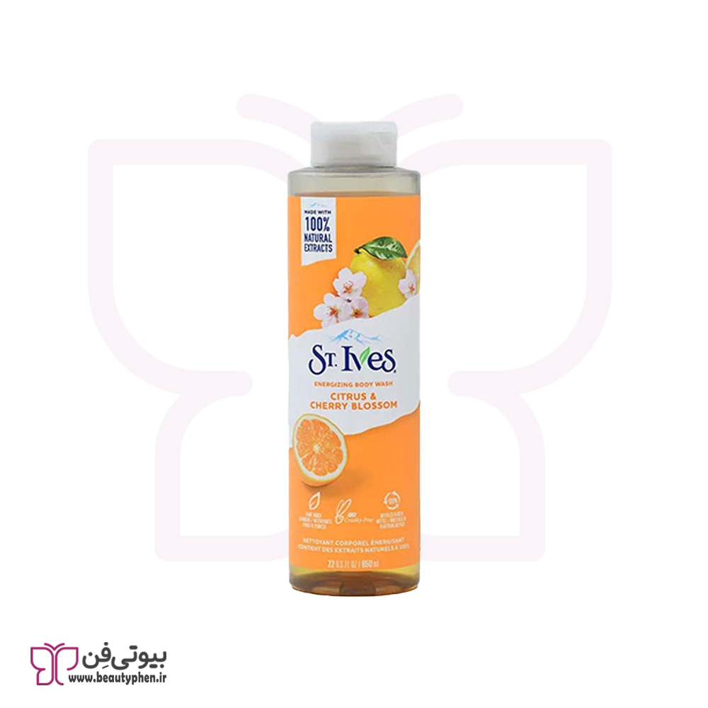 شامپو بدن با رایحه پرتقال و شکوفه گیلاس سنت ایوز