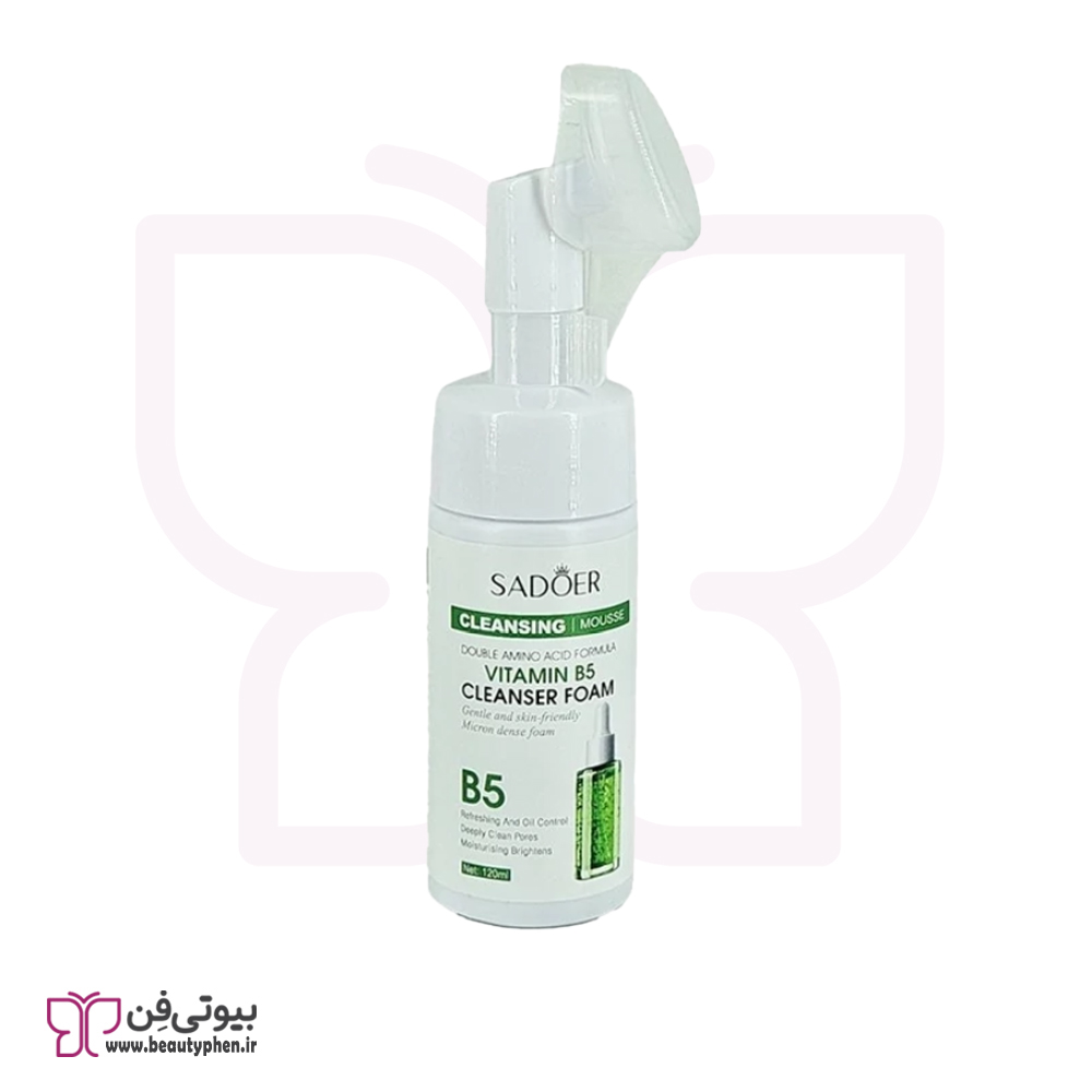 فوم شستشو صورت حاوی ویتامین B5 سادور