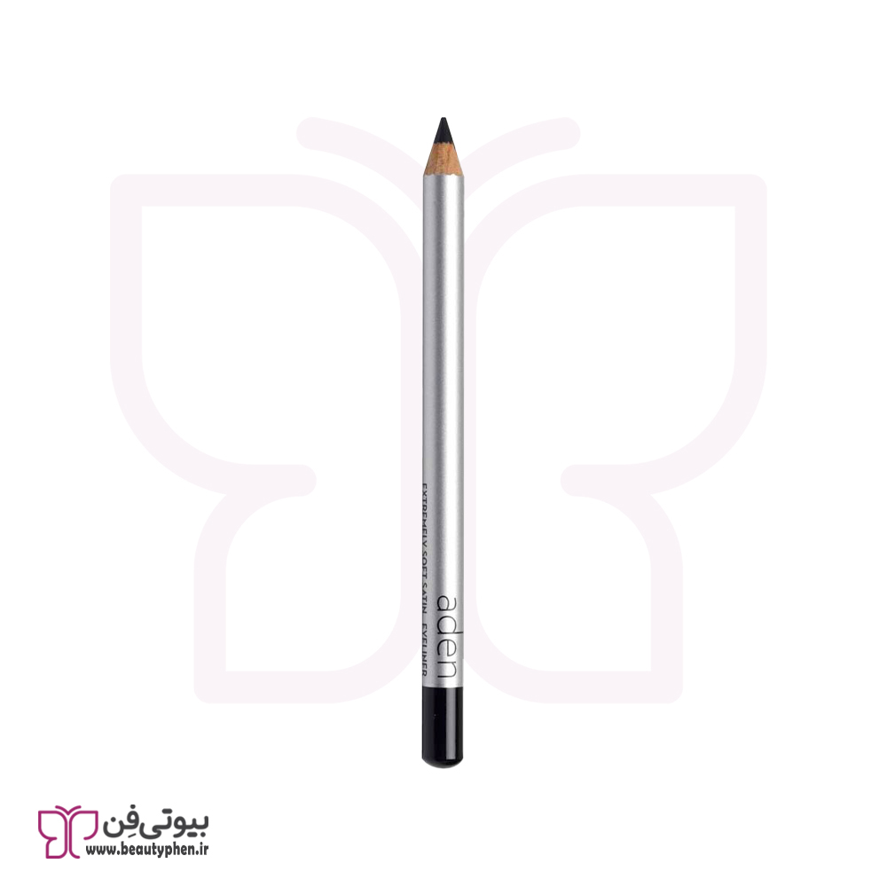 مداد چشم چوبی نرم ساتین رنگ مشکی اِدن