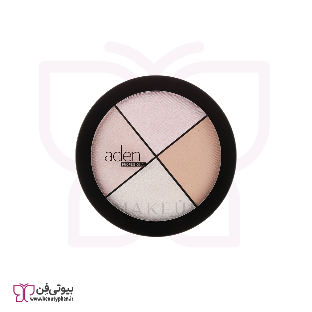 پالت گرد چهارتایی هایلایتر ادن