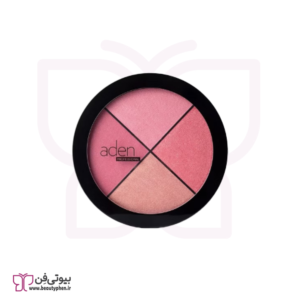 پالت گرد چهارتایی رژگونه ادن