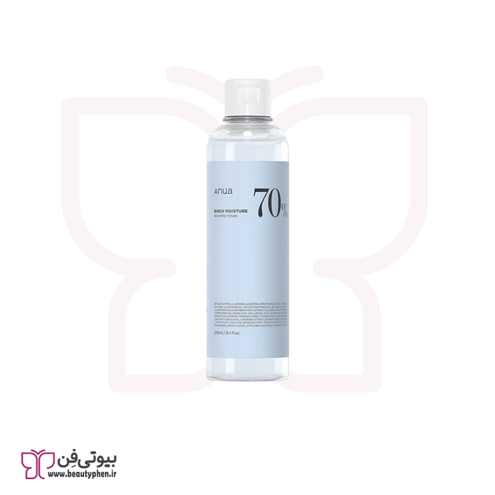 تونر مرطوب‌کننده ۷۰٪ انوا ۲۵۰ میل